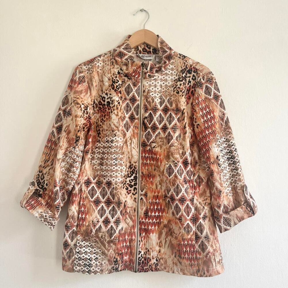 Vintage patterned lighweight jacket 34